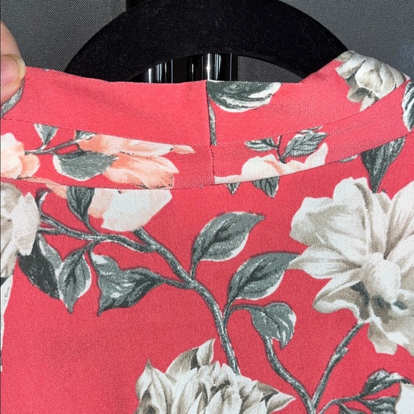 Charter Club Coral Floral Blouse - Picture 8 of 9